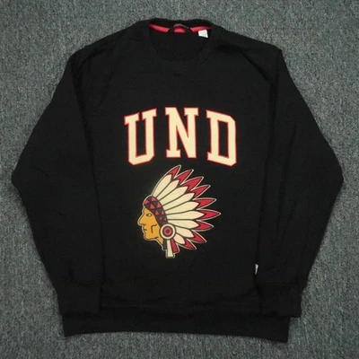 Undefeated Sweatshirt Mens Large Black Long Sleeve Indian Chief Native UNDFTD - Image 1 of 4