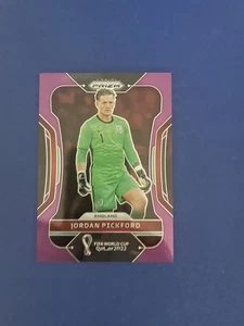 Copa Mundial Panini Prizm Qatar 2022 púrpura Prizm/199 Jordan Pickford Inglaterra - Imagen 1 de 2