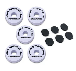 Cympad Chromatics Fieltro Pélvico Set 40mm 5 Piezas Blanco con Almohadillas Amortiguadoras de Piel - Imagen 1 de 9