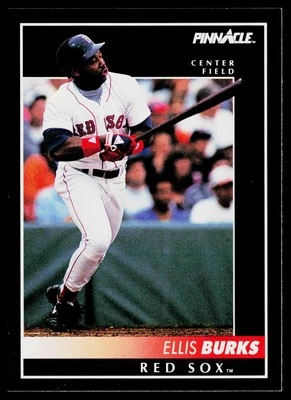 1992 Pinnacle #26 Ellis Burks Boston Red Sox - Image 1 of 2