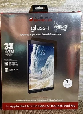 ZAGG Invisible Shield Full Screen Protector Cover for iPad Air & 10.5" iPad Pro - Image 1 of 4