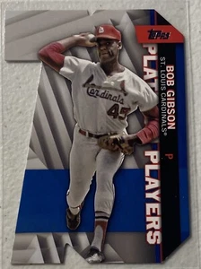 BOB GIBSON - 2021 Topps Series 2 - Platinum Players BLUE PARALLEL - PDC-40 - Picture 1 of 2