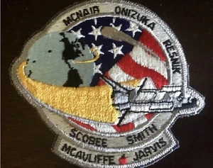 NASA Space Shuttle Challenger Last Crew Patch McAuliffe Scobee Onizuka Jarvis - Picture 1 of 1
