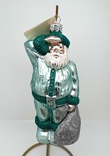 1999 Patricia Breen "A Santa for Thomas" RETIRED Handmade Glass Ornament #9741