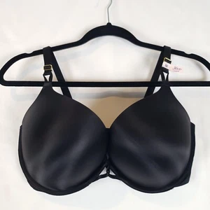 Victorias Secret Bombshell Plunge Bra 36DD Push-Up Padded Adds 2 Cups Black NWT - Picture 1 of 12