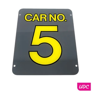Sega Virtua Racing Number Plate 5 (NOS) - Picture 1 of 1