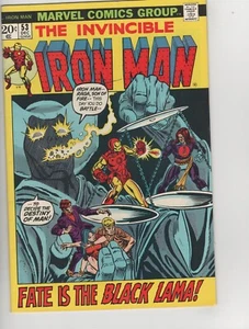 Iron Man #53 FN- Mike Friedrich Unicorn Mandarin Tony Stark Black Lama - Picture 1 of 2