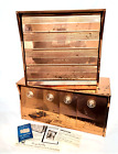 Vintage Kupfer Krestline SPECO Küche Kanister Set Saranfolie Wachsfolie Wickel Spender
