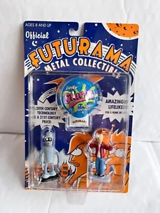 Rocket USA Futurama Metal Coleccionable Bender & Fry Die-Cast Figuras Bebida - Imagen 1 de 4