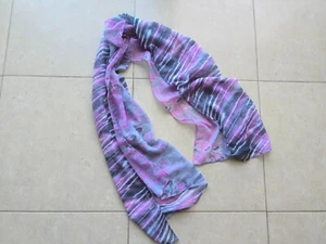 grau rosa Sommer Schal Tuch Geschenkidee modern Deko Mädchen Damen Kleidung Schal - Bild 1 von 4