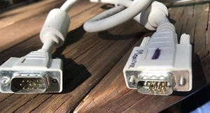 VGA CABLE 6 ft E319932 AWM 2919 Male - Male 80C 30V VW-1 LOW VOLTAGE COMPUTER - Picture 1 of 2