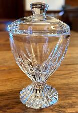 Baccarat Massena Crystal Lidded Condiment Jar With Lid, Pre Owned, VGC.