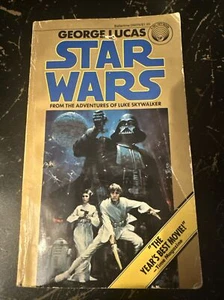 STAR WARS by George Lucas • Del Ray PB Book • July 1977 9th Printing • - Imagen 1 de 9