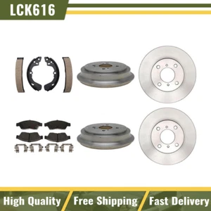 For 2006 2007 Suzuki Aerio Brake Rotors & Ceramic Pads + Brake Drums & Shoes - Picture 1 of 8