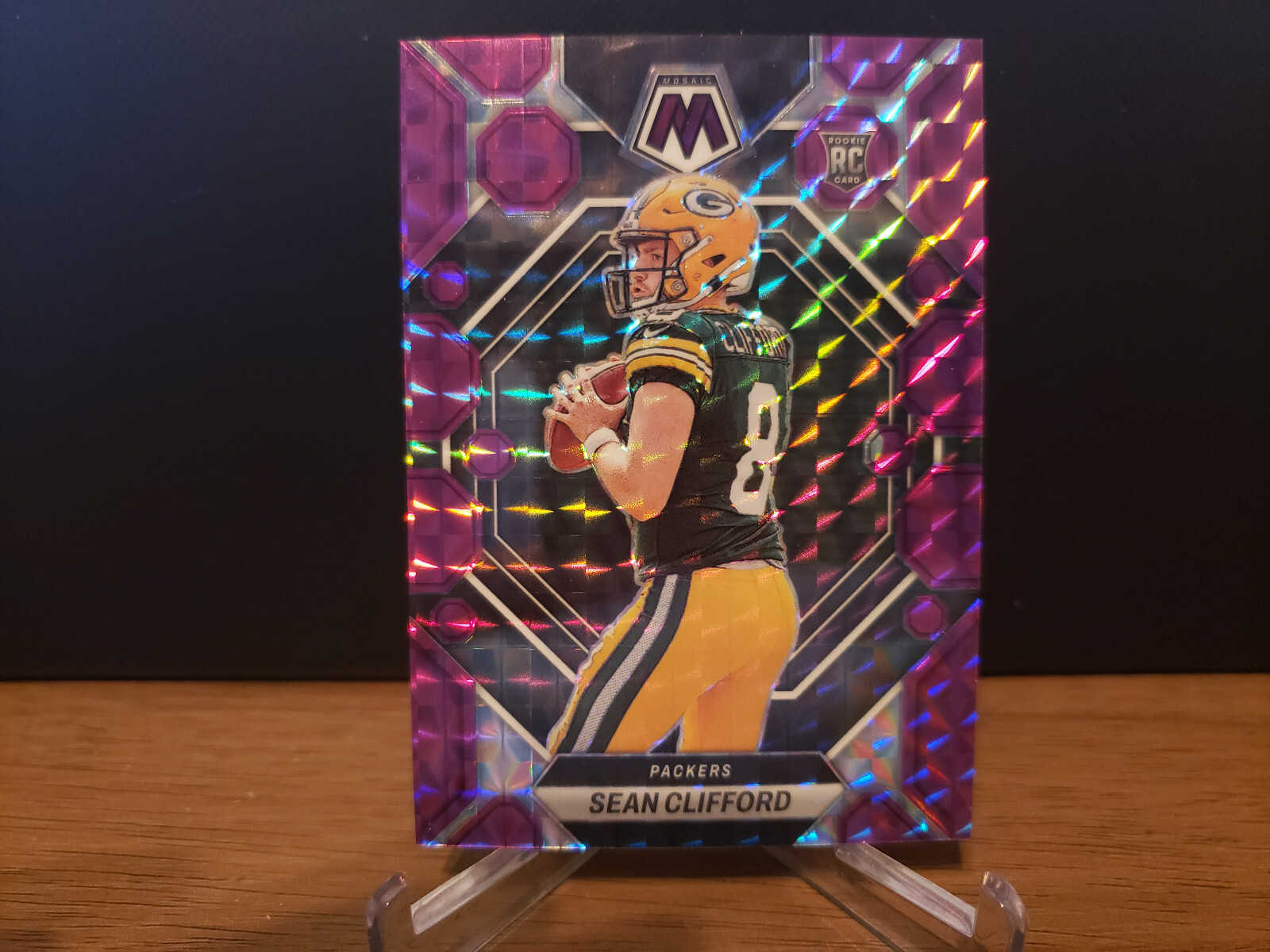 2023 Panini Mosaic - Sean Clifford #361 RC ROOKIE - Purple Mosaic /49