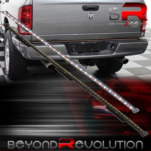 Flexible Truck Bed Rear Bumper Turn Signal Stop Backup LED Lights Strip Bar Pair - Picture 1 of 4