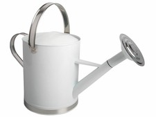 ELEGANTE ANNAFFIATOIO IN METALLO ZINCATO DI COLORE BIANCO - capacità 5 litri