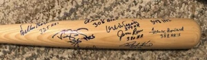 HOF AND STAR SIGNED RAWLINGS 300 HR BAT W/ 10 AUTOS RICE MURPHY CEPEDA KINER JSA - Picture 1 of 6