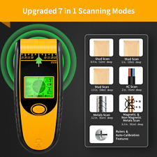 7 in 1 Digital Stud Finder Wood Metal Pipe Wire Wall Sensor Scanner LCD Detector