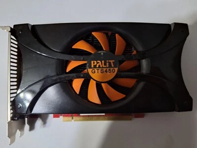 Tested GOOD Palit Geforce GTS 450 PCIe Graphics Video Card GPU - Image 1 of 3