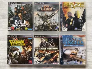 SONY PS3 Binary Domain & Max Anarchy & Eat Lead & Assault Horizon & Haze set - Picture 1 of 14