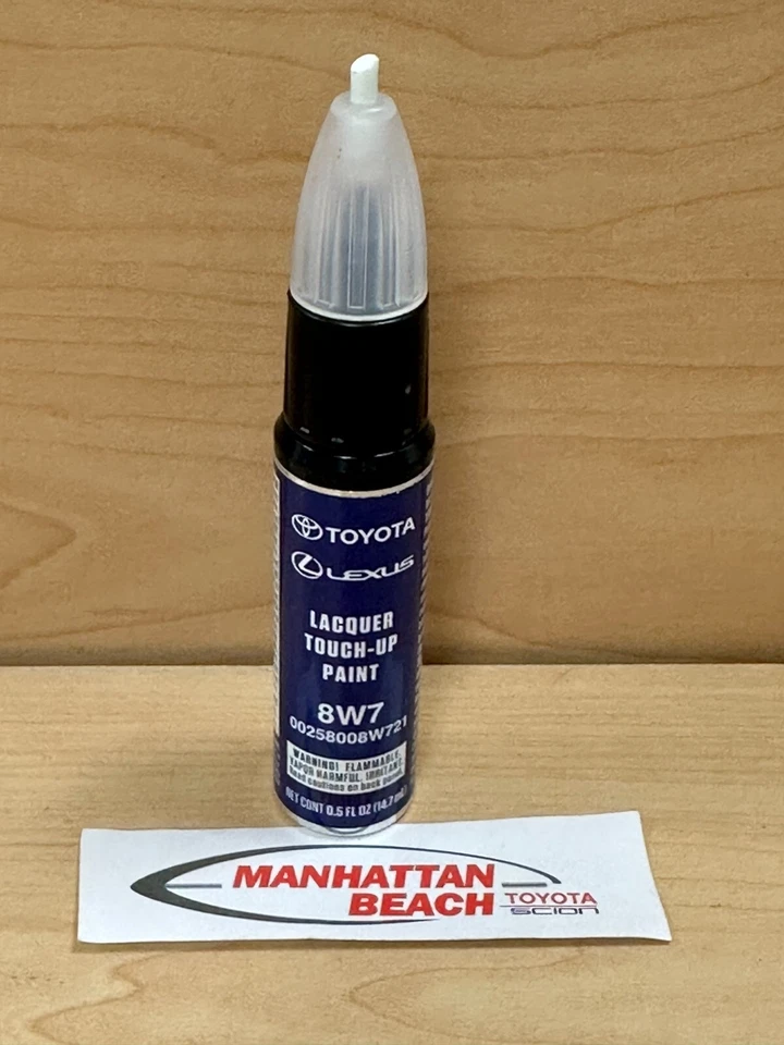PINTURA DE RETOQUE METÁLICA ORIGINAL TOYOTA BLUE CRUSH CÓDIGO 8W7 OEM 00258-008W7-21 Foto 1 de 1
