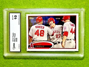 Mike Trout GMA 10 GEM MINT CARD Torii Hunter  2012 Topps OPENING DAY  LA Angels - Picture 1 of 24