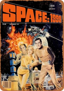METAL SIGN Space 1999 1975 Revista 10" x 14" Metal Sign 141WC78L - Imagen 1 de 2