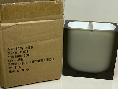 Avanti Linens Soho Collection Toothbrush Holder in Smoke Gray~ - Image 1 of 4