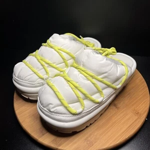 UGG Spaceslider Tech Slide White Yellow Platform Slip On Shoe Women’s 9 NWOB - Picture 1 of 18