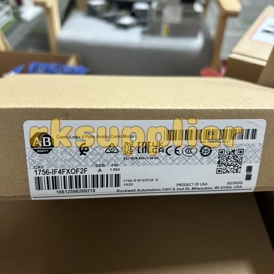 New 1756-IF4FXOF2F / B ControlLogix 6 Point Analog Combo Module 1756-IF4FXOF2F - Image 1 of 1