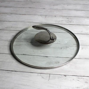Tupperware Chef Series Stainless Glass Replacement Lid Fits 12 Qt Stockpot - Picture 1 of 8
