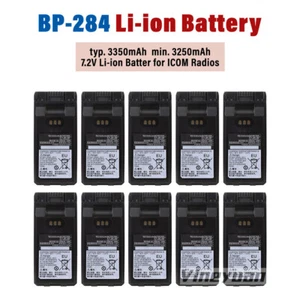 10 * BP-284 3350mAh Zamienny akumulator litowo-jonowy do Icom IC-F3400 IC-F4400 IC-F7010 - Zdjęcie 1 z 12