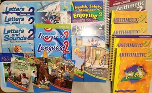 Abeka 2nd Grade Complete Parent Child Kit Language Arts Math Clean Consumables - Picture 1 of 1