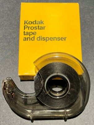 Kodak Recordak Prostar Silver Tape And Dispenser Cat# 199 0977, NEW !!! • 9.95$