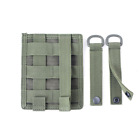 Hook & Loop Panel Molle Patch Cloth For Tactical Vest Pouch Attachment EDC Tool