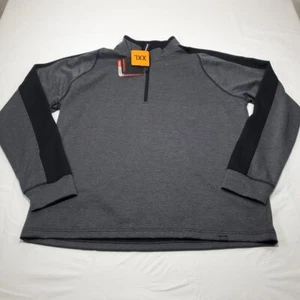 Hawke & Co Men's Pullover NWT Gray 2XL Pro Series Performance 1/4 Zip Stretch - Picture 1 of 12