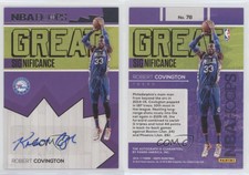 2016-17 Panini NBA Hoops Great SIGnificance Robert Covington #78 Auto