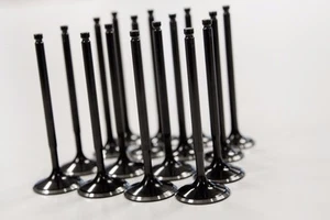 SUPERTECH FLAT FACED VALVES FOR INTEGRA GSR B18C1 TYPE R B18C5 B18C CIVIC SI B16 - Picture 1 of 1