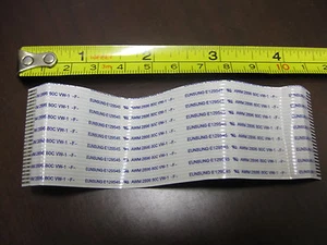 EUNSUNG E129545 AWM 2896 80C VW-1 5" 5inch 26pin 26 Flat White Flex Ribbon Cable - Picture 1 of 3