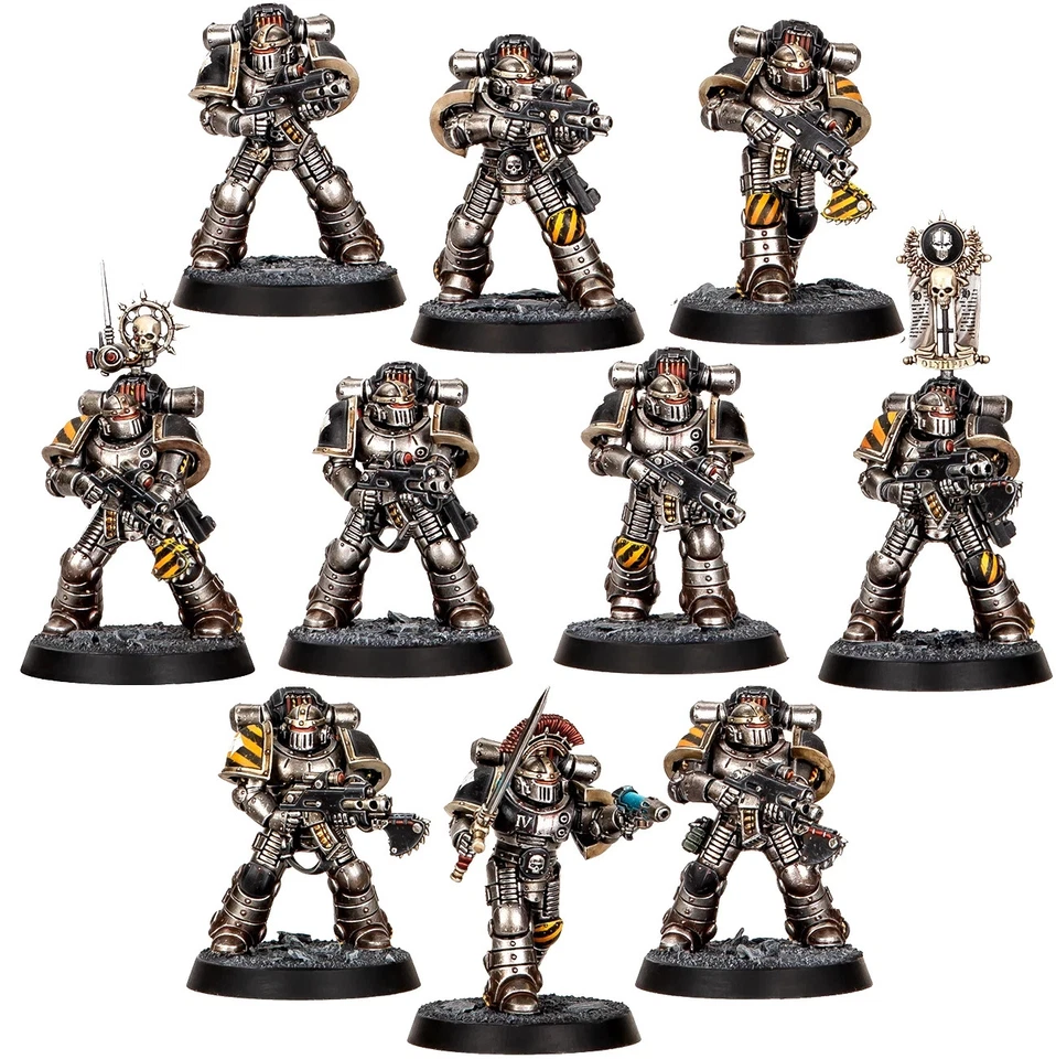 Saturnine Mk2 Legionaries x10 + Accesories Horus Heresy New On Sprue FREE POST - Image 1 of 4