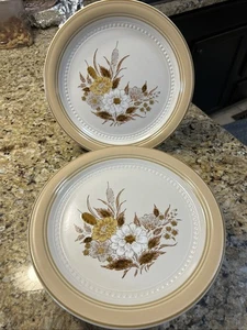 Johann Haviland Crowning Fashion Tawny Willows 10 3/4" Dinner Plates x 6 - Picture 1 of 6