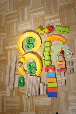 HABA Kullerbü Kugelbahn Spielbahn Konvolut, Geb. Zustand gut - Bild 1 von 2