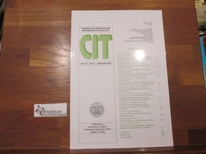 CIT journal of computing and Information technology, December 2011, Volume 19, N - Picture 1 of 1