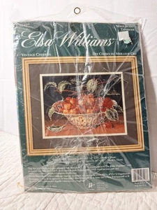 Vintage Elsa Williams "Vintage Kirschen" Nadelspitze Kit - 12"X9" #06427 - Bild 1 von 6