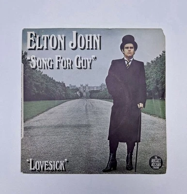 Elton John 45T Song For Guy / Lovesick 1978 France Rocket 6079 655 - Photo 1/4