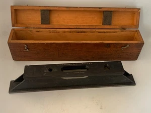Starrett 199 Master Precision Level 15" .0005"/Ft w/ Wood Case USA - Picture 1 of 15