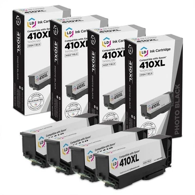 Replacement Epson T410XL120 Photo Black Ink Set of 4 for XP-530, XP-630, XP-640 - Image 1 of 4