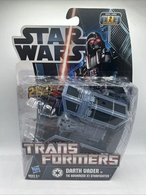 Star wars Transformers Crossovers Darth Vader Figure X1 Starfighter  - Image 1 of 4