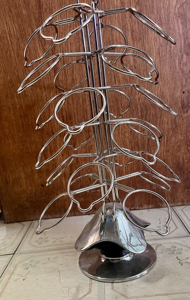 K杯架旋转木马咖啡包存储收纳架黑色 — 第 1/1 张图片